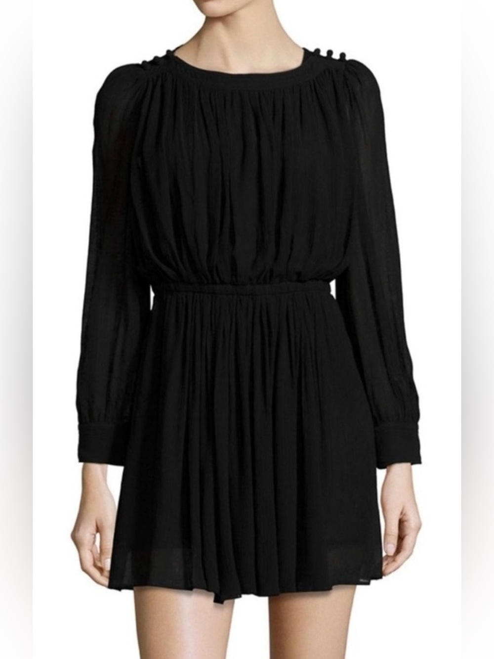 Isabel Marant Etoile Karla Black Mini Dress Size 42